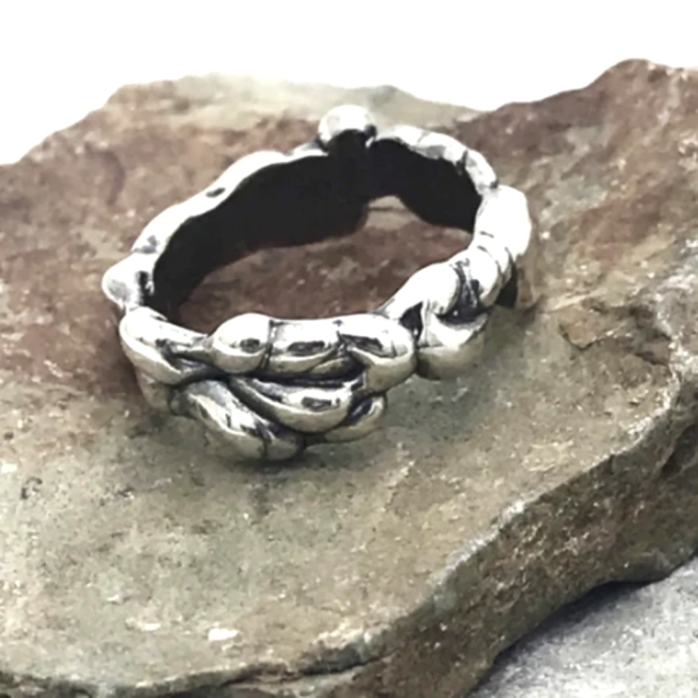 carianne jewelry freeform sterling silver cloud ring sz 9